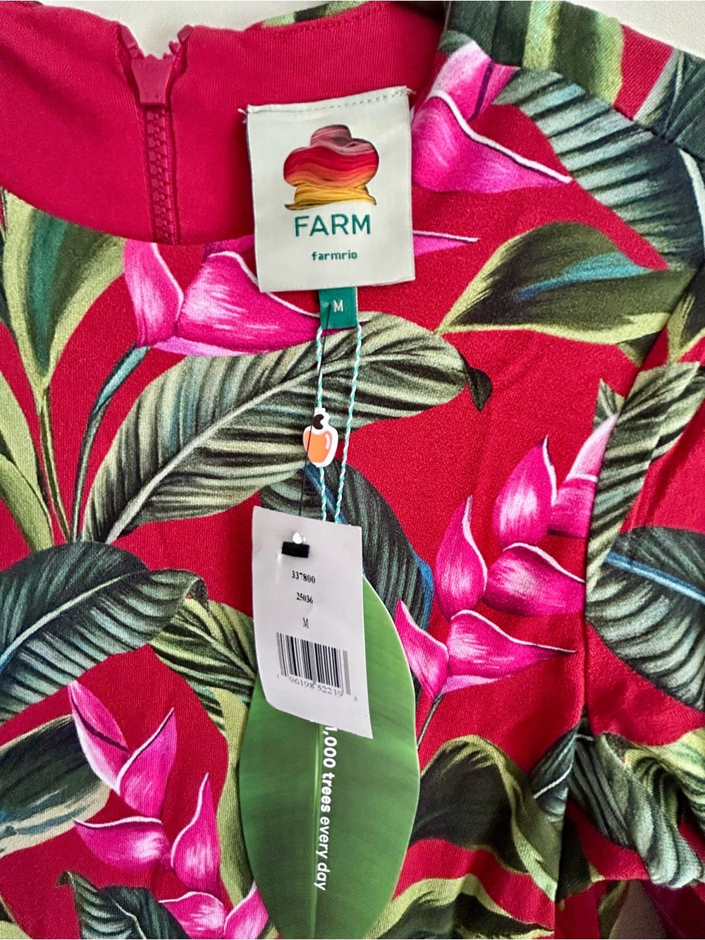FARM Rio Dream Garden Jersey Midi dress - NWT - Picture 6 of 6